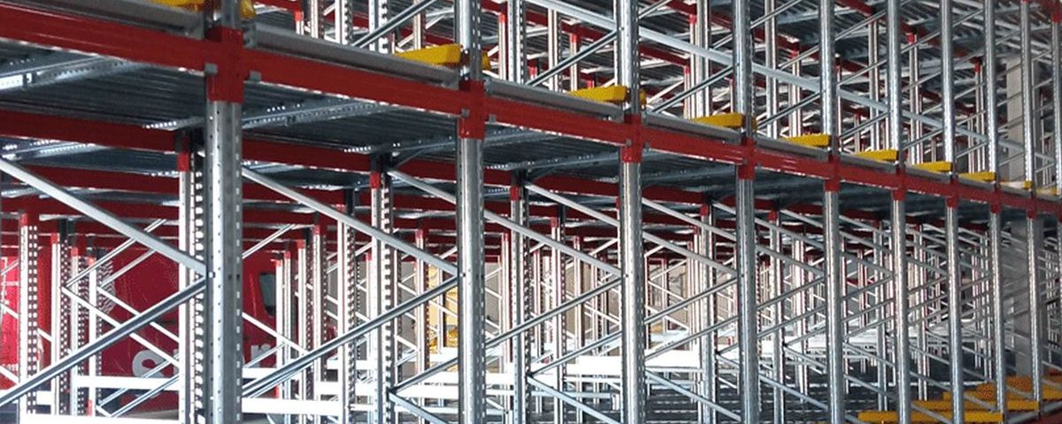 Estanterías paletización dinámica