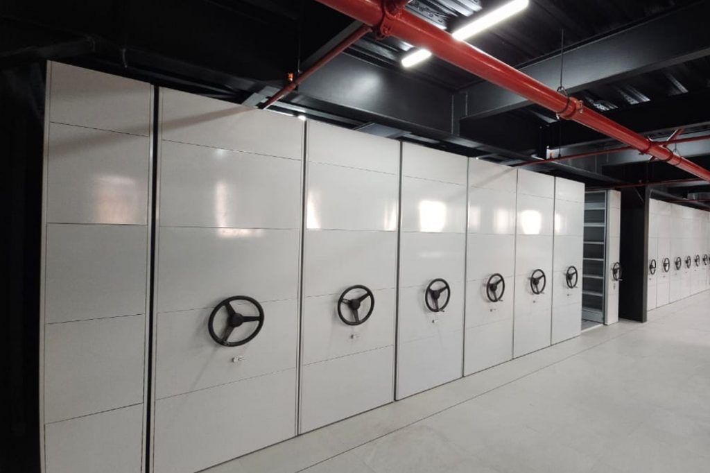 Archivo móvil idóneo para oficinas